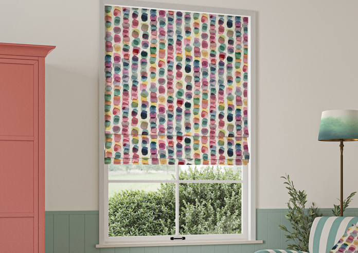 Bluebellgray Tobermory, Multi - Twist&Fit Roman Blind - Image 5